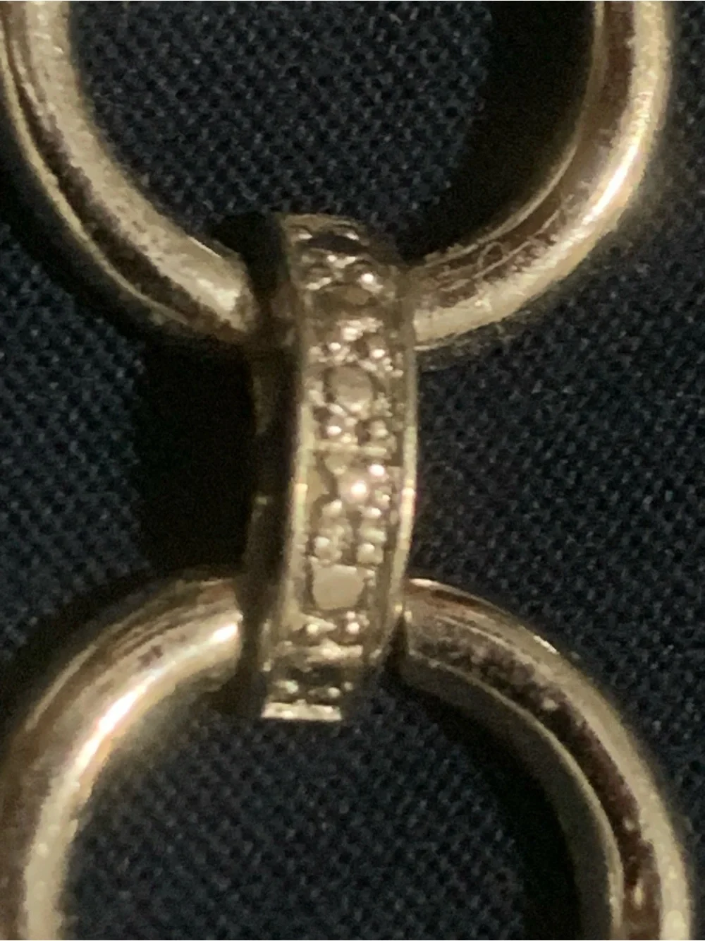 Silver Pavé Link Circle Bracelet
